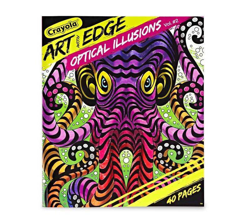Crayola - Art with Edge Colouring Book - Things4Kidz