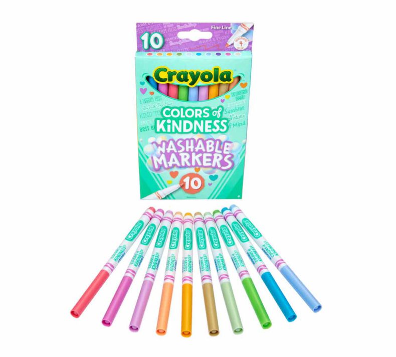 Crayola - Washable Colors of Kindness Markers - Things4Kidz
