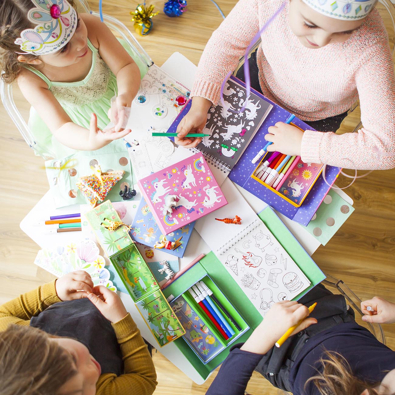 Tiger Tribes - Colouring Set - Things4Kidz