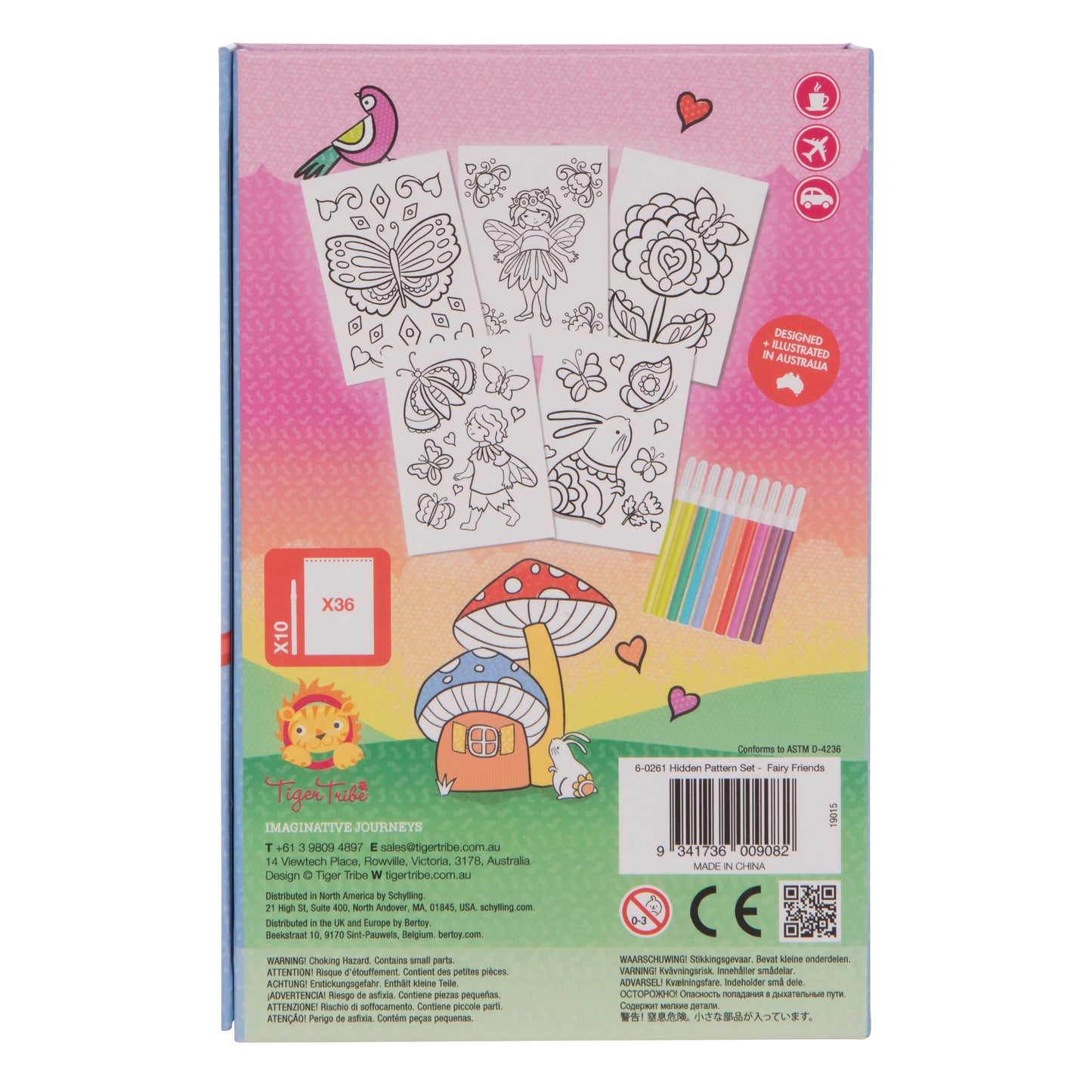 Tiger Tribes - Hidden Pattern Colour set - Things4Kidz
