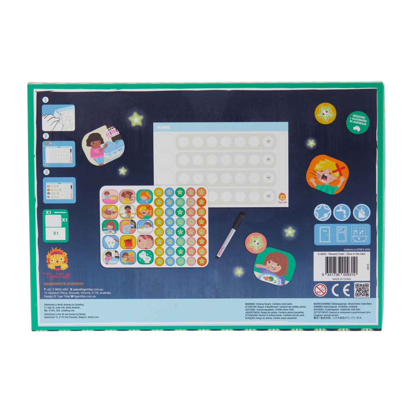 Tiger Tribes - 3D Colouring Set - Things4Kidz