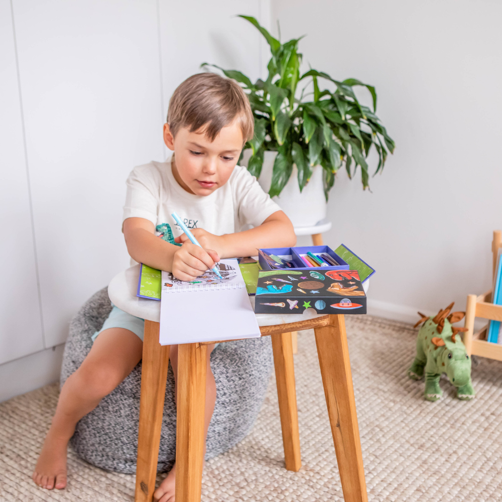 Tiger Tribes - Colouring Set - Things4Kidz