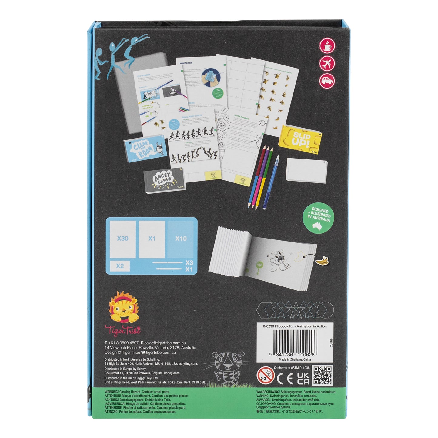 Tiger Tribes - Flip Book Kit - Things4Kidz
