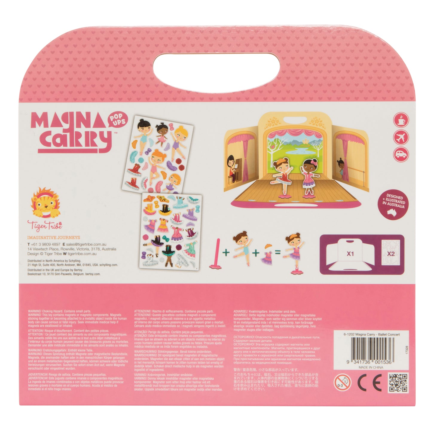 Tiger Tribes - Magna Carry Girls - Things4Kidz
