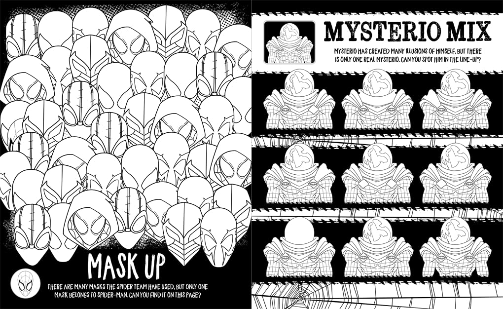 Marvel Spider-Man: Search & Find Colouring - Things4Kidz