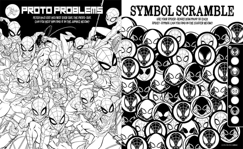 Marvel Spider-Man: Search & Find Colouring - Things4Kidz