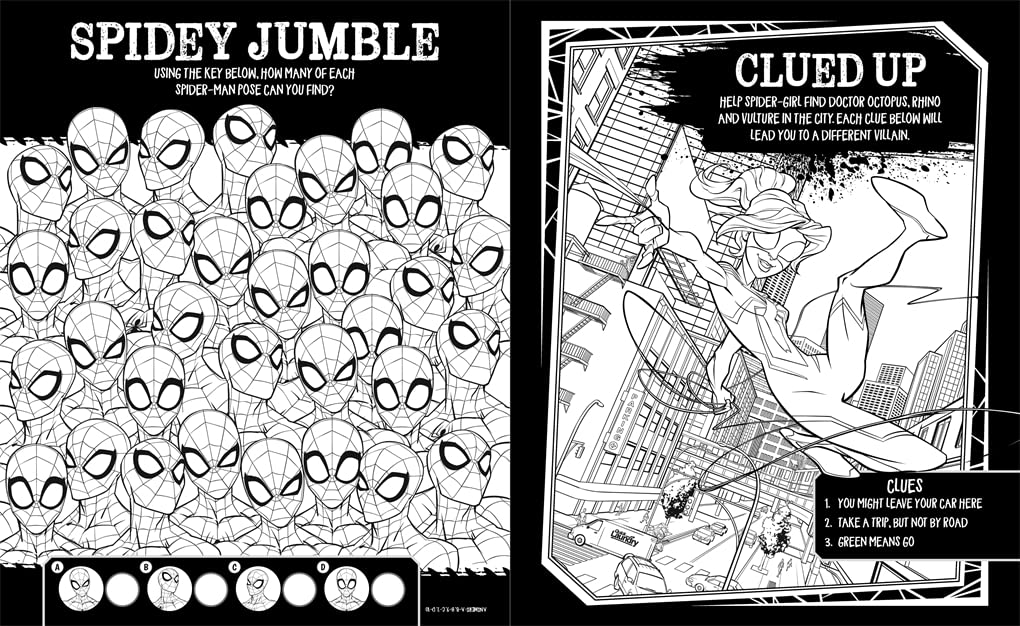 Marvel Spider-Man: Search & Find Colouring - Things4Kidz