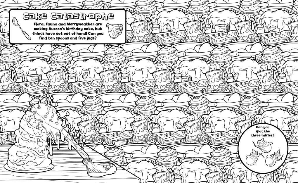 Disney Princess: Search & Find Colouring - Things4Kidz