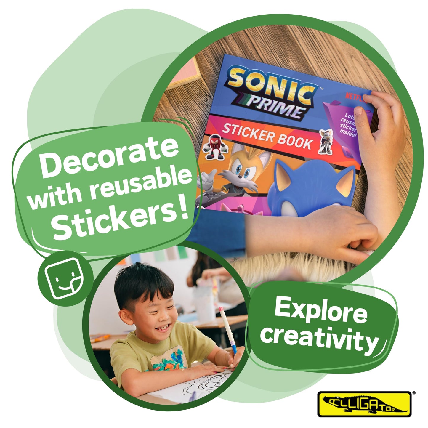 Sonic Prime Sticker Book - Things4Kidz