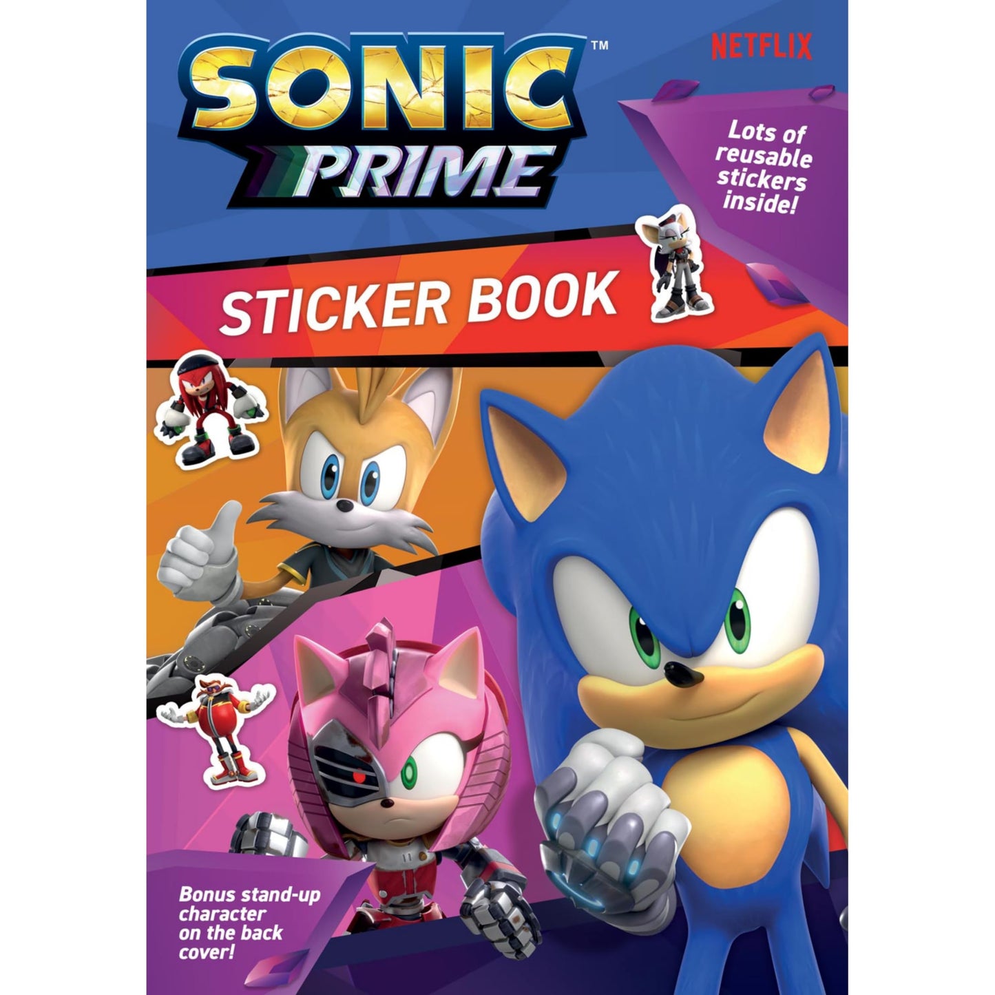 Sonic Prime Sticker Book - Things4Kidz