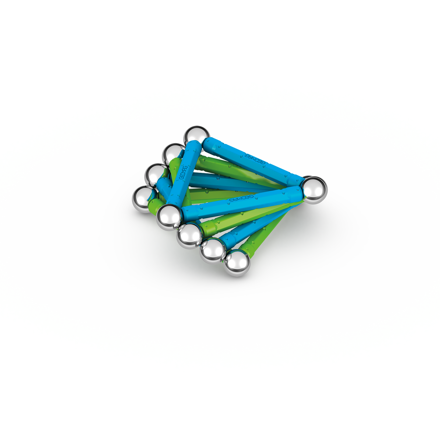 GeoMag - Classic Recycled Magnetic Construction 25pcs - Things4Kidz