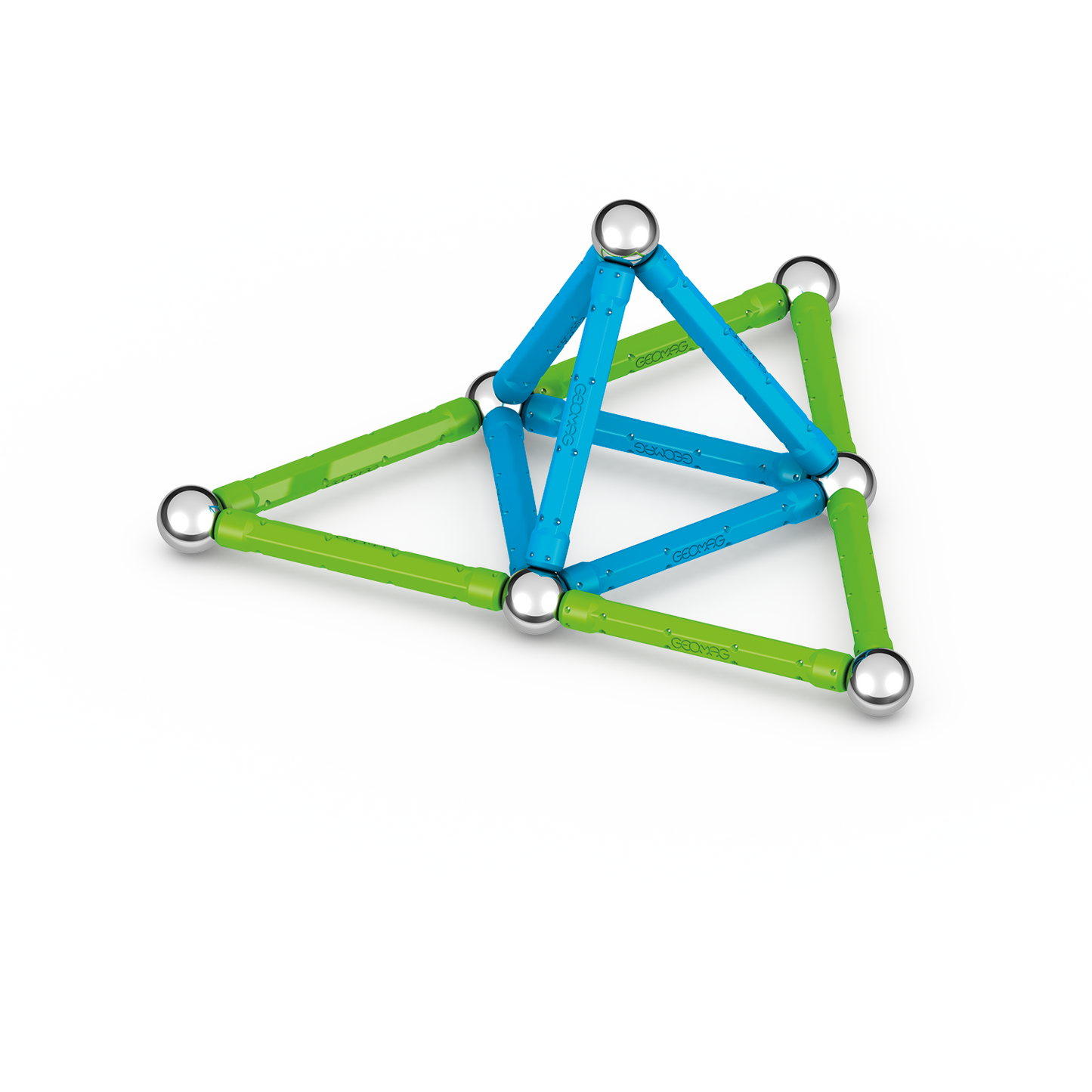 GeoMag - Classic Recycled Magnetic Construction 25pcs - Things4Kidz
