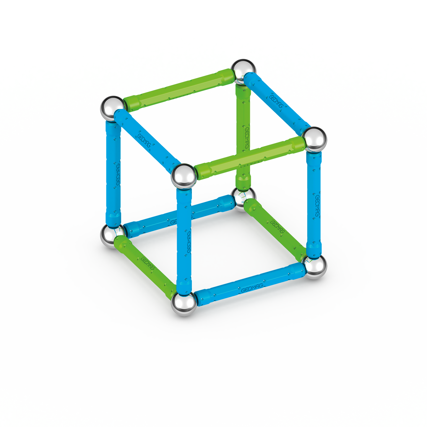 GeoMag - Classic Recycled Magnetic Construction 25pcs - Things4Kidz