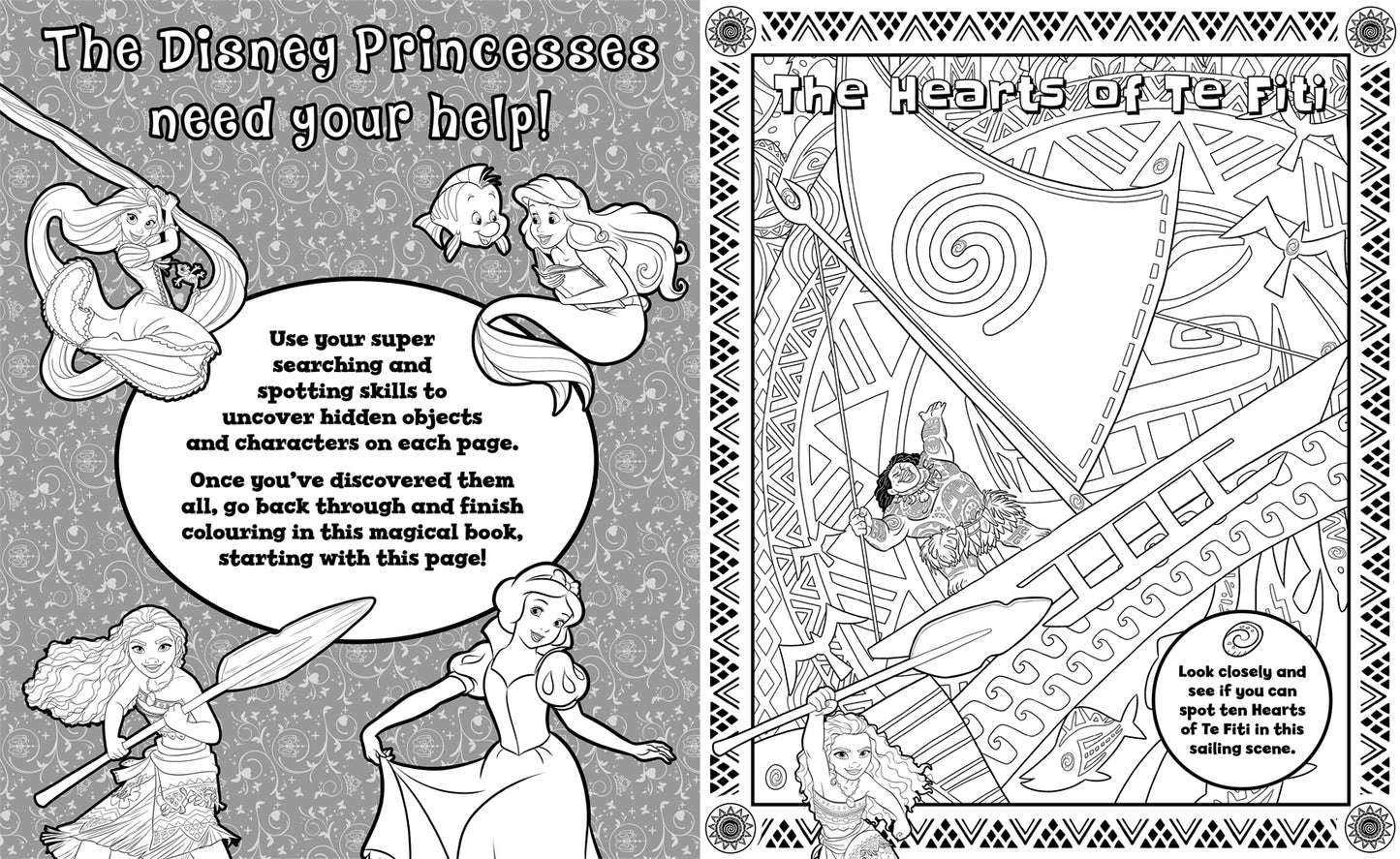 Disney Princess: Search & Find Colouring - Things4Kidz