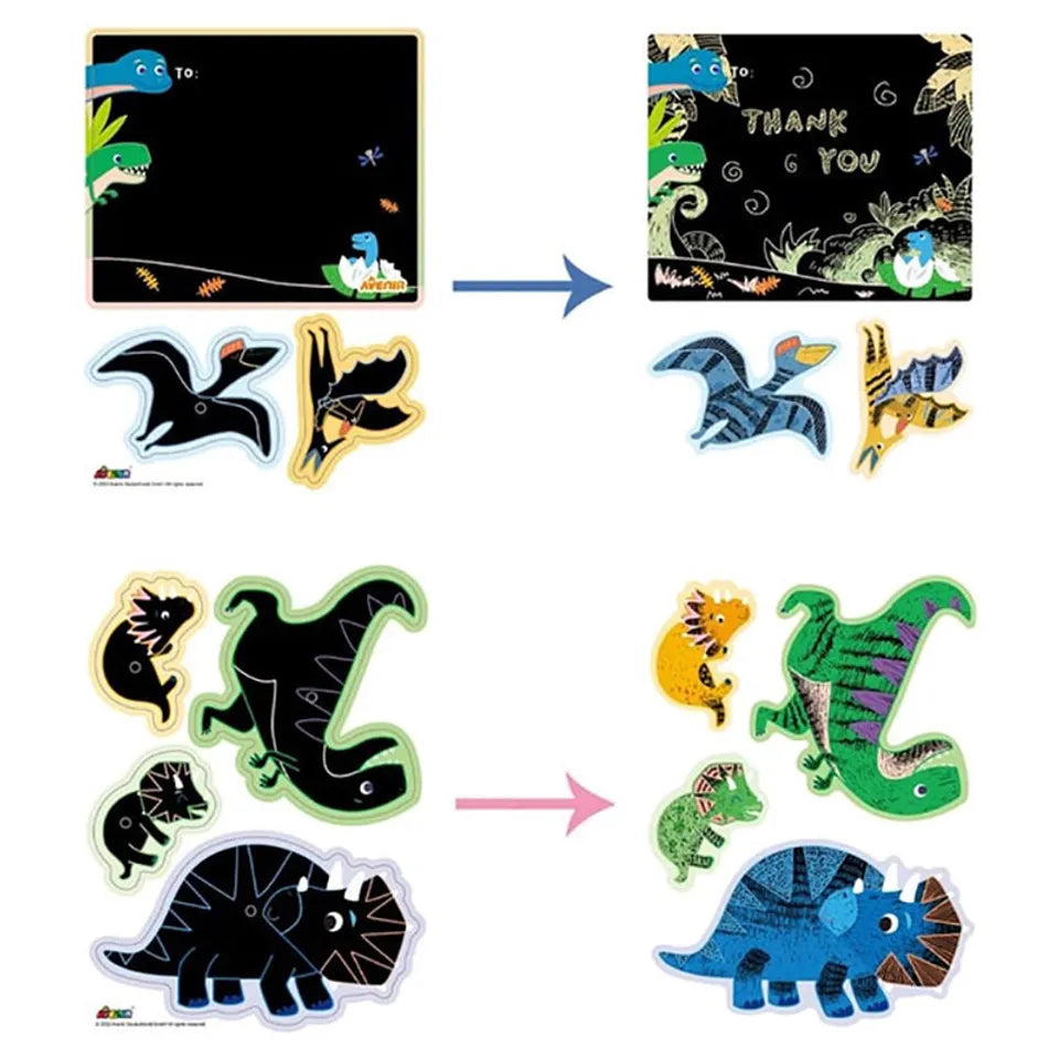 Avenir - Scratch Greeting Cards Set Boys - Things4Kidz