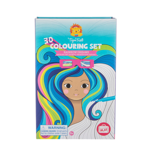 Tiger Tribes - 3D Colouring Set - Things4Kidz