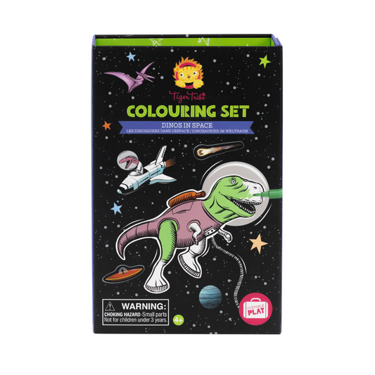 Tiger Tribes - Colouring Set - Things4Kidz