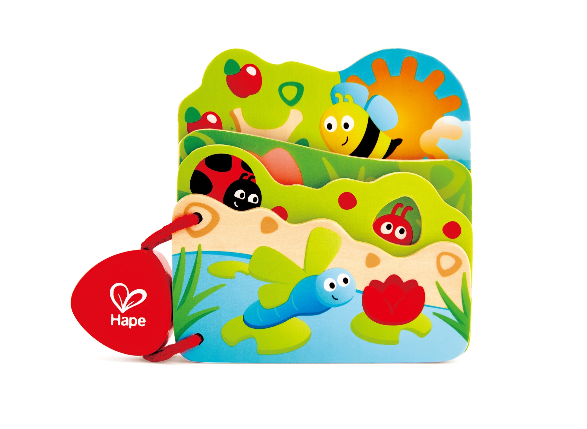 Hape - Baby's Bug Book - Things4Kidz
