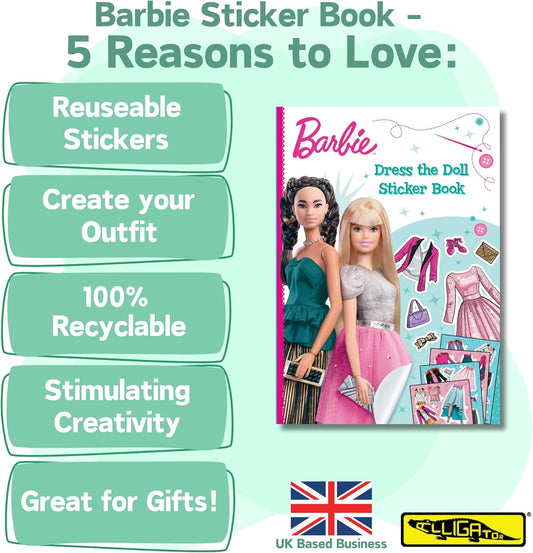 Barbie Dress the Doll Sticker Book - Things4Kidz