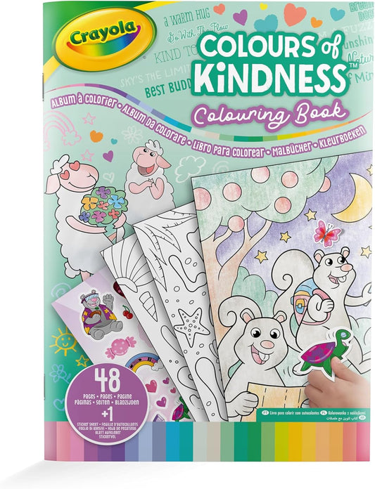 Crayola Colors of Kindness Coloring book & Stickers - Things4Kidz