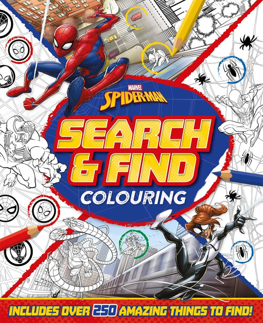 Marvel Spider-Man: Search & Find Colouring - Things4Kidz