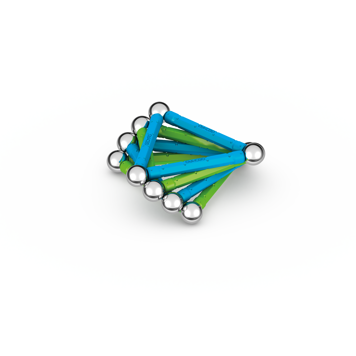 GeoMag - Classic Recycled Magnetic Construction 25pcs - Things4Kidz