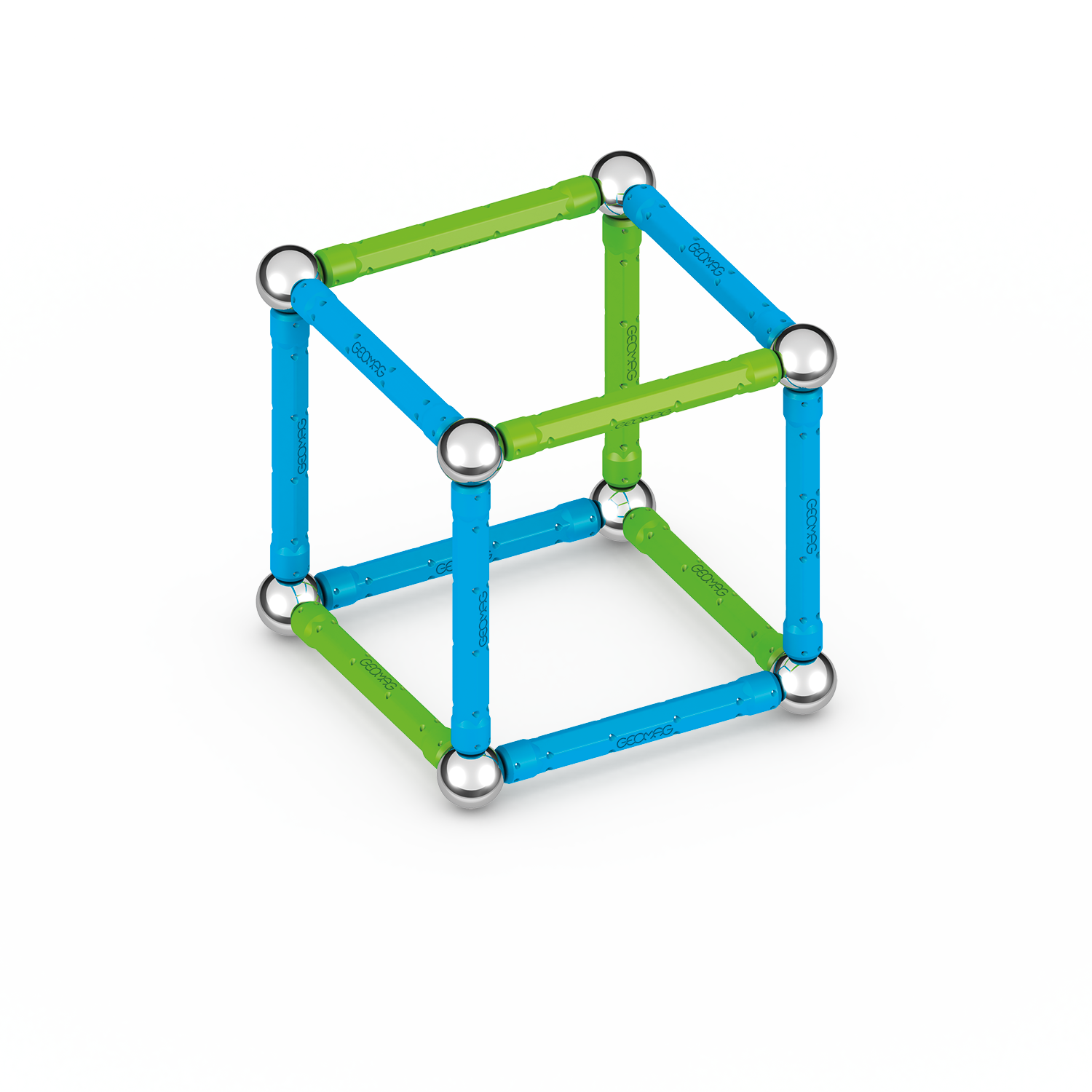 GeoMag - Classic Recycled Magnetic Construction 25pcs - Things4Kidz