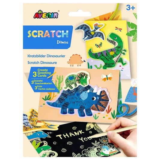 Avenir - Scratch Greeting Cards Set Boys - Things4Kidz