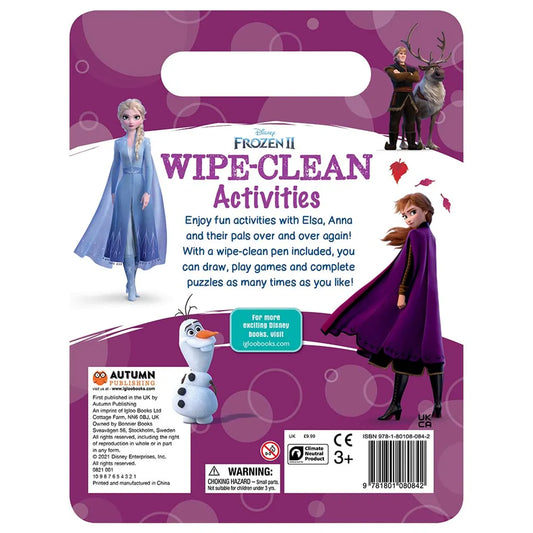 Disney Frozen 2: Wipe-Clean Activity Book - Things4Kidz